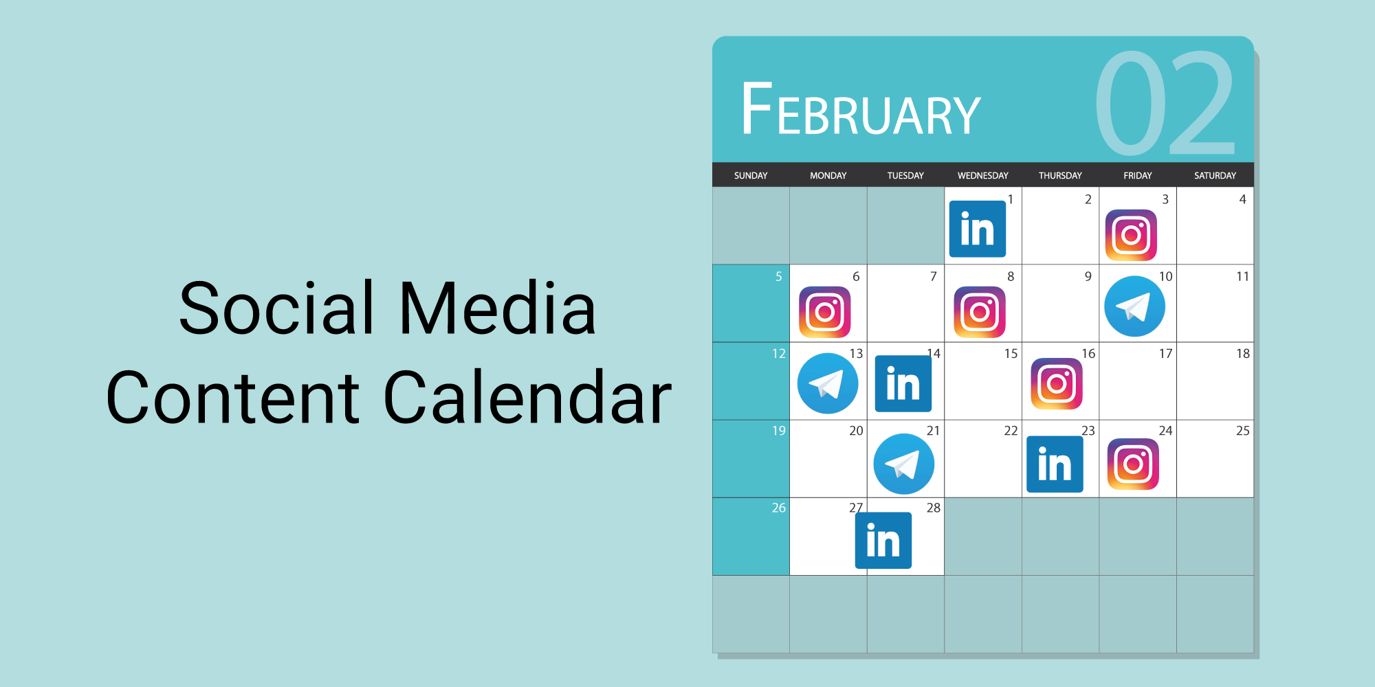 تقویم محتوایی شبکه های اجتماعی