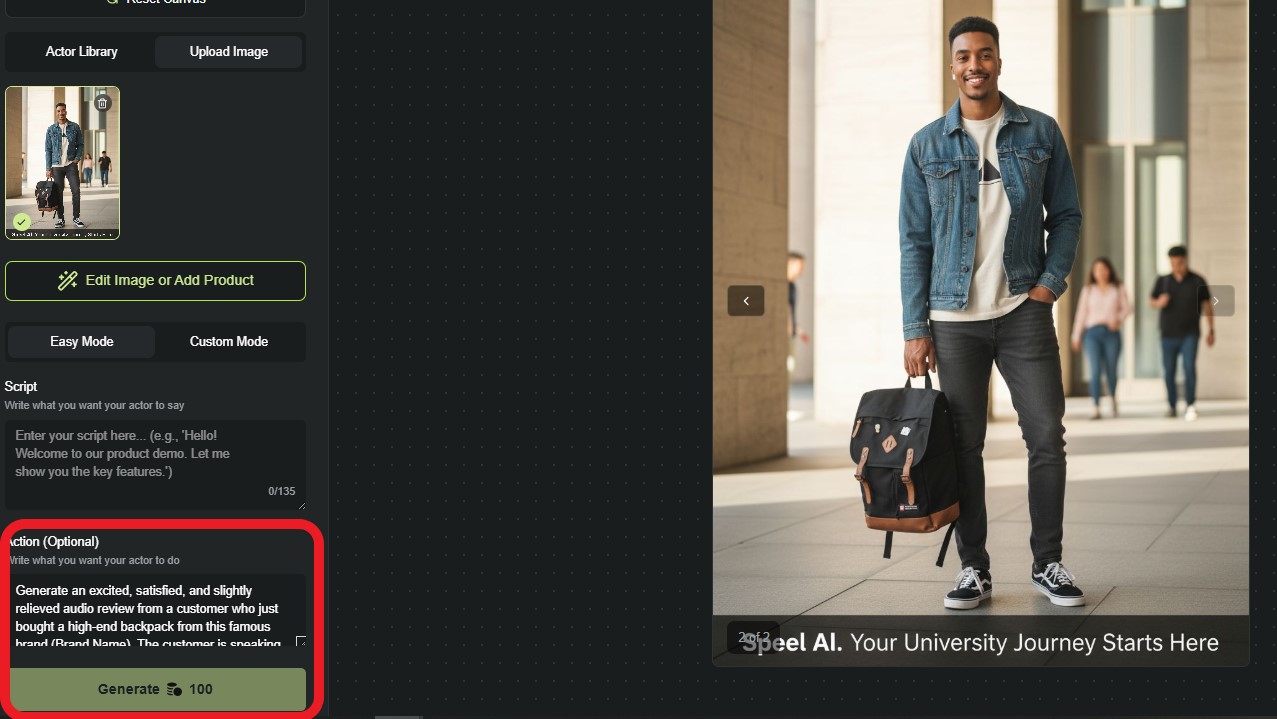 نحوه ساخت یک تصویر محصولی در ابزار محتوای تولید شده توسط کاربر